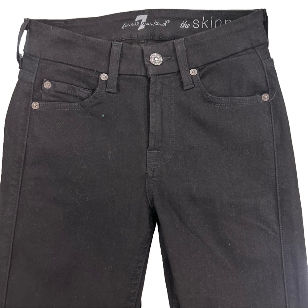 7 for all mankind black skinny jean